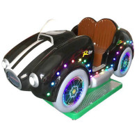 Атракціон Качалка преміум Racing Car (White/Black)