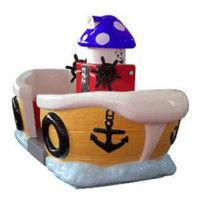 Атракціон Качалка преміум Mushroom Pirate Boat