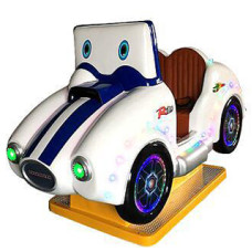 Атракціон Качалка з відео-грою Racing Car (White/Black)