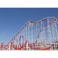 Атракціон американські гірки Big-Scale Roller Coaster